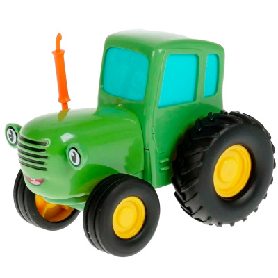 Машинка инерционная Синий трактор 11 см ТехноПарк BLUTRA-11-GN 1